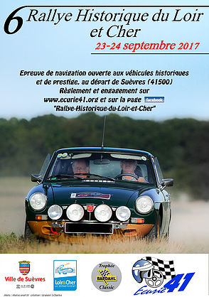 Affiche rallye loir et cher