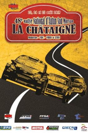 Rallye autun 2019 rallye la chataigne affiche